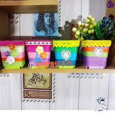 环保花盆手工小制作塑料瓶花盆创意幼儿园废物利用diy
