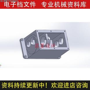 变速箱体夹具设计铣上端面镗左右大孔钻螺纹孔CAD图纸说明C22771