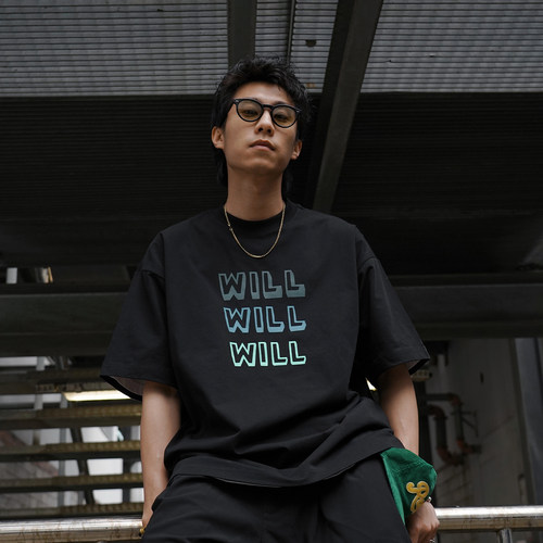 BananaClub 索罗娜速干凉感美式复古字母印花夏季新品短袖T恤