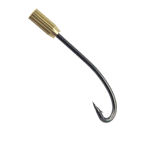 黄鳝钩子M2带螺纹钩头黄鳝钩配件长柄钩可旋转鳝鱼歪嘴直嘴2毫米
