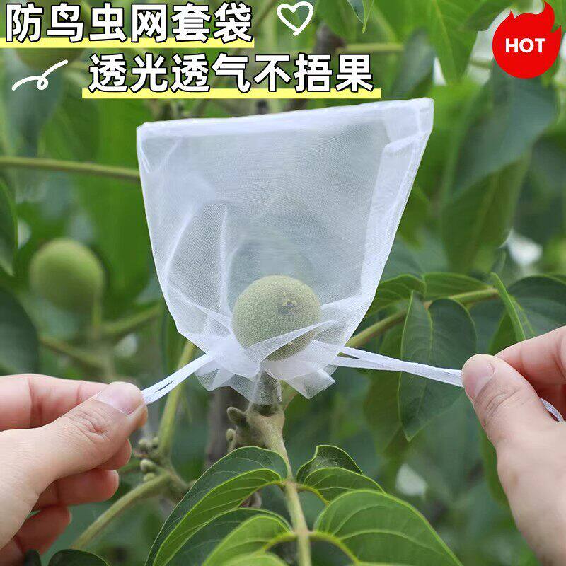 水果套袋防虫防鸟包桃子苹果番石榴梨子专用保护果树套袋子网袋罩