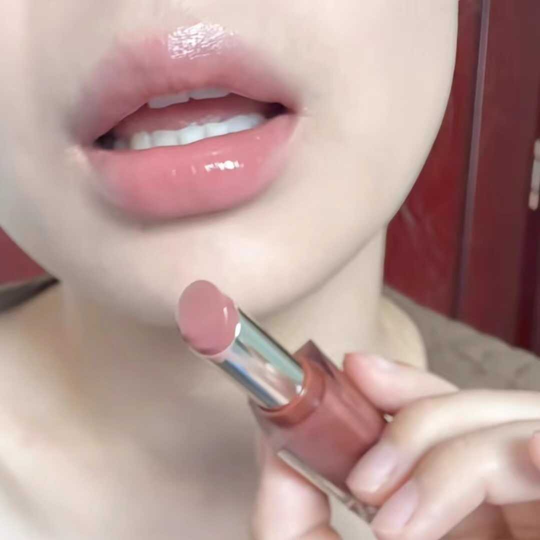 白开水伪素颜~INTO YOU镜光口红唇膏女滋润保湿镜面裸色系GL05