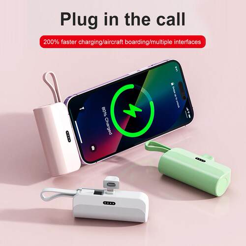 Mini Power Bank 5000mAh Portable Mobile Phone Charger Extern