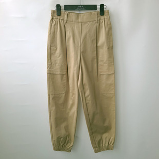 4484鱼 超酷束脚通勤哈伦裤 法式松弛休闲裤 高腰显高显瘦长裤