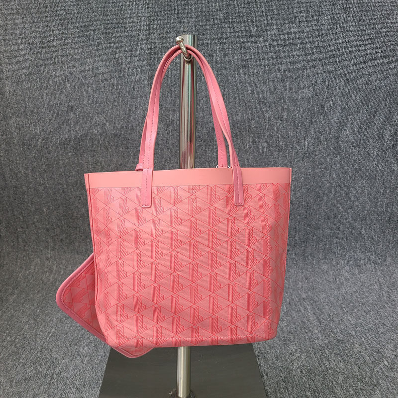 B315鱼 新品 小号neverfull帆布涂层敞口TOTE包 大容量手提购物袋