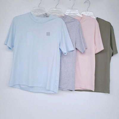 4570鱼 万年经典！夏日多巴胺T恤衫 纯棉圆领小白T 休闲短袖上衣