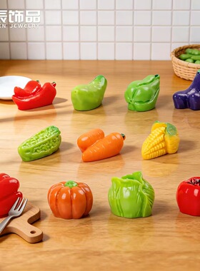 创意蔬菜仿真树脂微缩食玩摆件