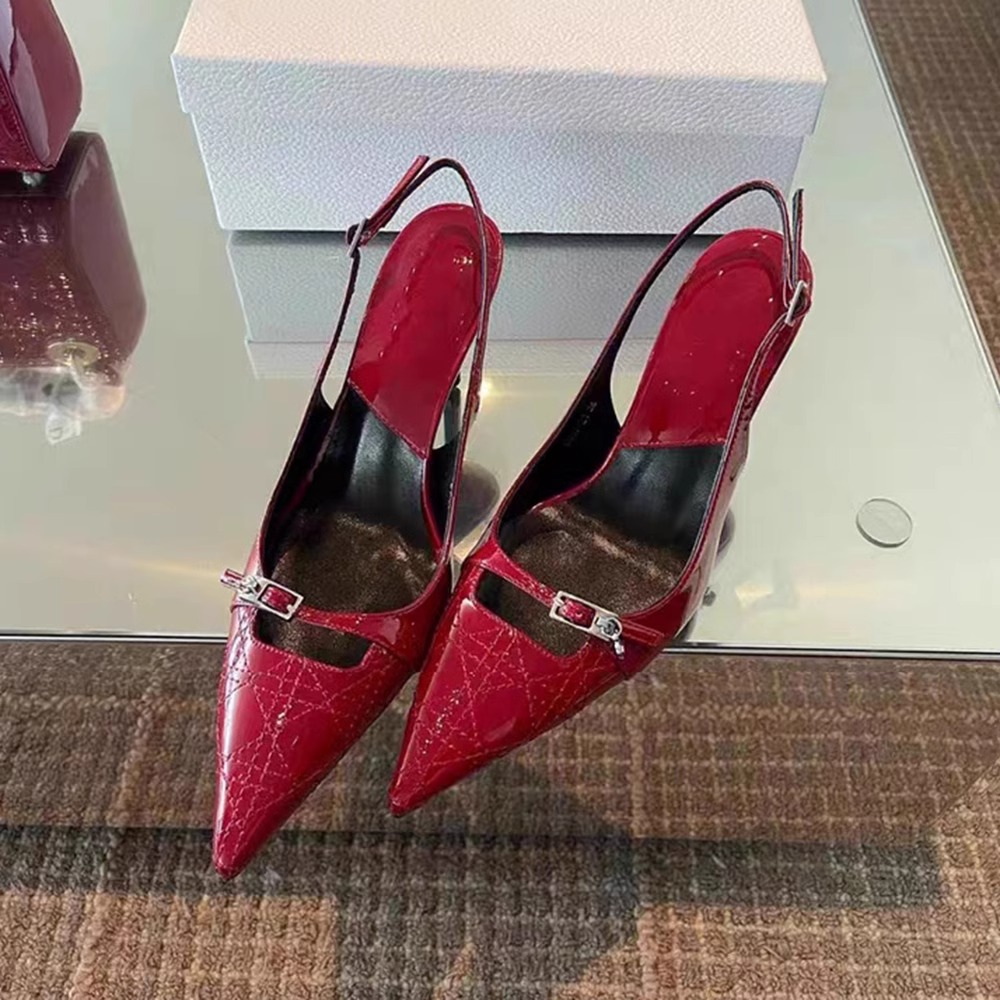 单鞋细跟尖头百搭高跟鞋2023新款