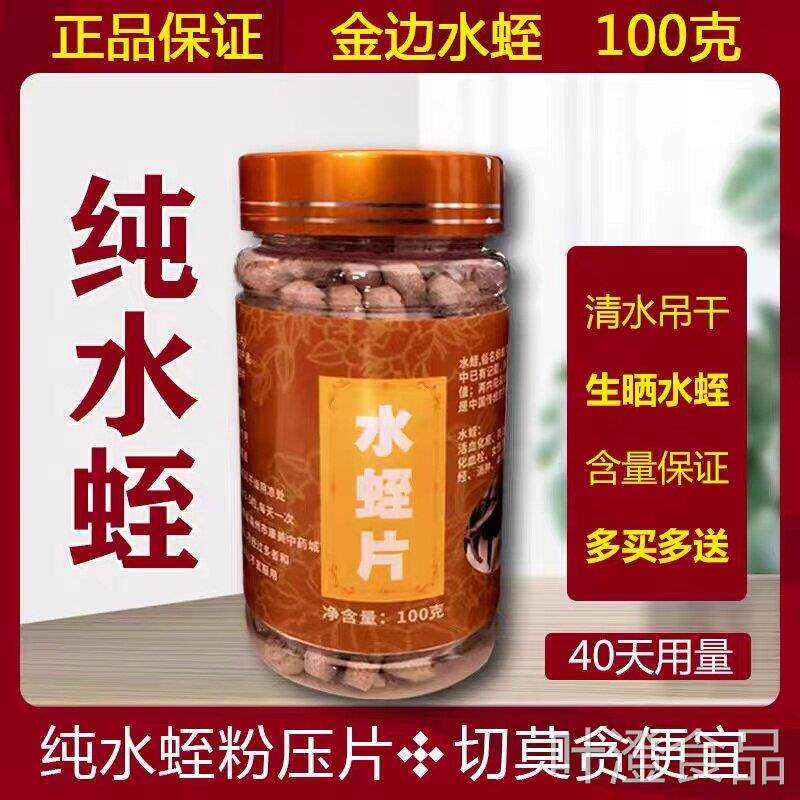 水蛭片水蛭粉压片菲牛蛭冻干粉菲牛蛭野生清水纯吊干蚂蝗正品中药