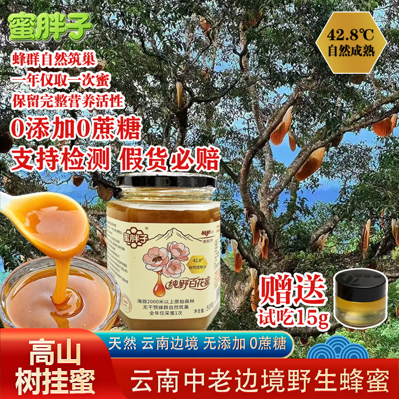 云南深山边境野生土蜂蜜百花蜜