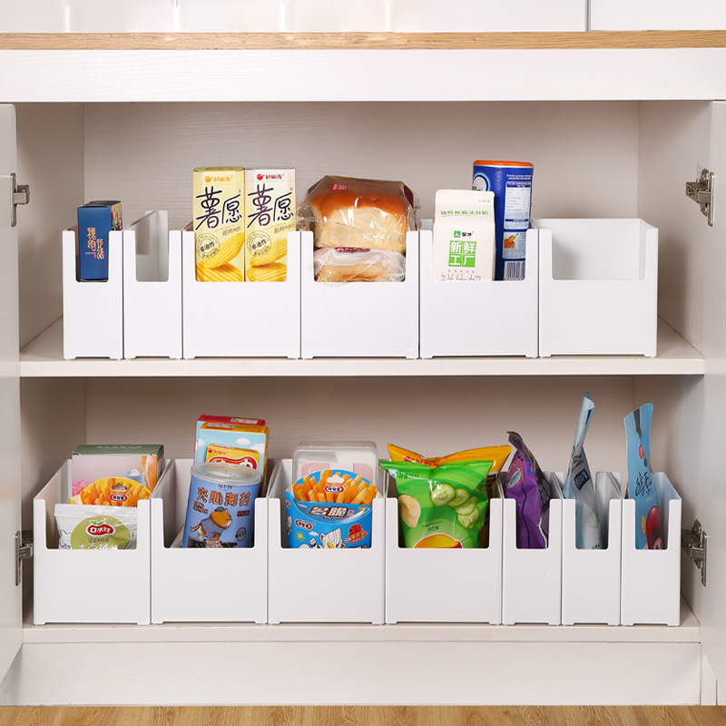 日式厨房橱柜收纳盒多功能分隔桌面整理储物盒抽屉面膜收纳实用