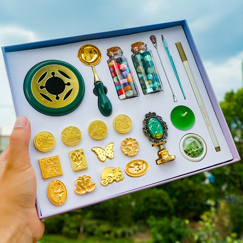 古风创意火漆印章套装全套工具手工DIY礼物送中学生逸智动手玩具