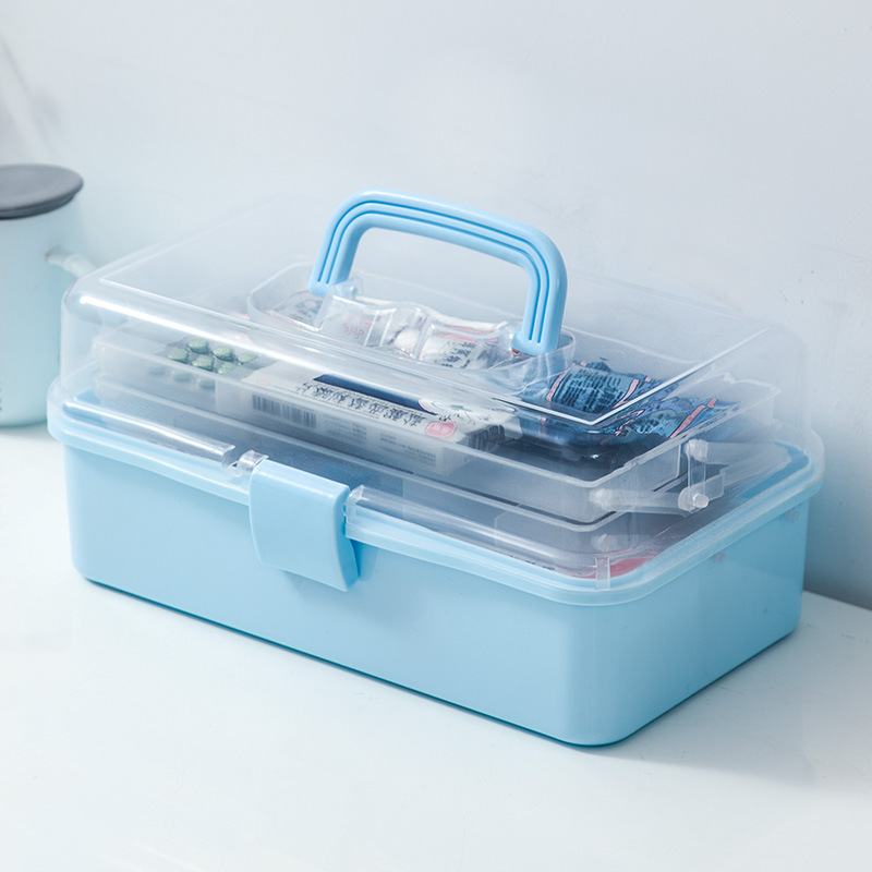 美术工具箱多功能画具收纳盒美甲师专用画画文具小学生便携工具箱