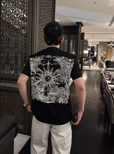 【丛林蜜蜂】25ss春季新款60支液氨棉数码直喷太阳神短袖T恤