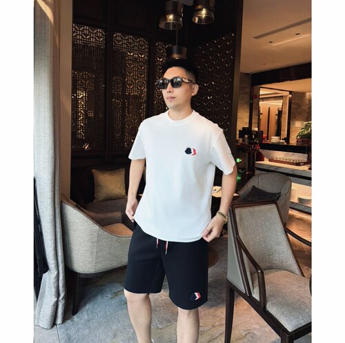 26夏日定制棉感凉感极简百搭弹性无痕情侣短袖男士T恤