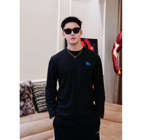 SAM【马标骑士】秋冬高定精致柔软亲肤莫代尔贴身圆领长袖打底
