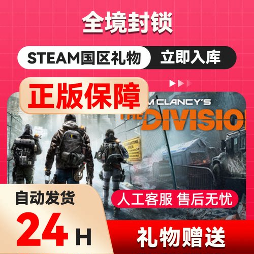 steam正版 全境封锁 好友礼物 国区礼物    正版礼物