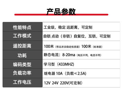 6路远程无线遥控开关12V24V配电箱控制器总开总关继电器无源信号