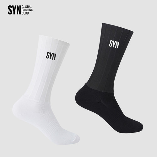 SYN公路车压缩气动速干骑行袜子