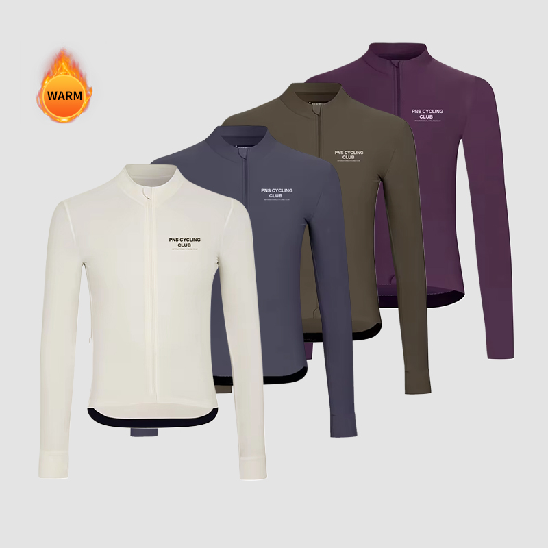 PNSCYCLING公路车加厚抓绒骑行服
