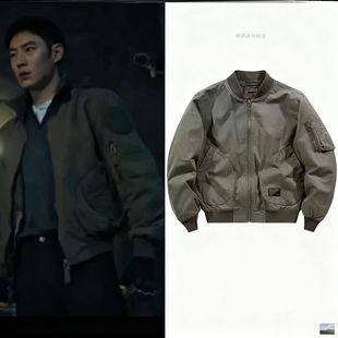 模范出租车李帝勋同款外套飞行员夹克春秋短款宽松大码工装棒球服