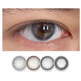 雅诺美瞳男半年抛自然小直径近视隐形眼镜黑色男生黑色官网正品C