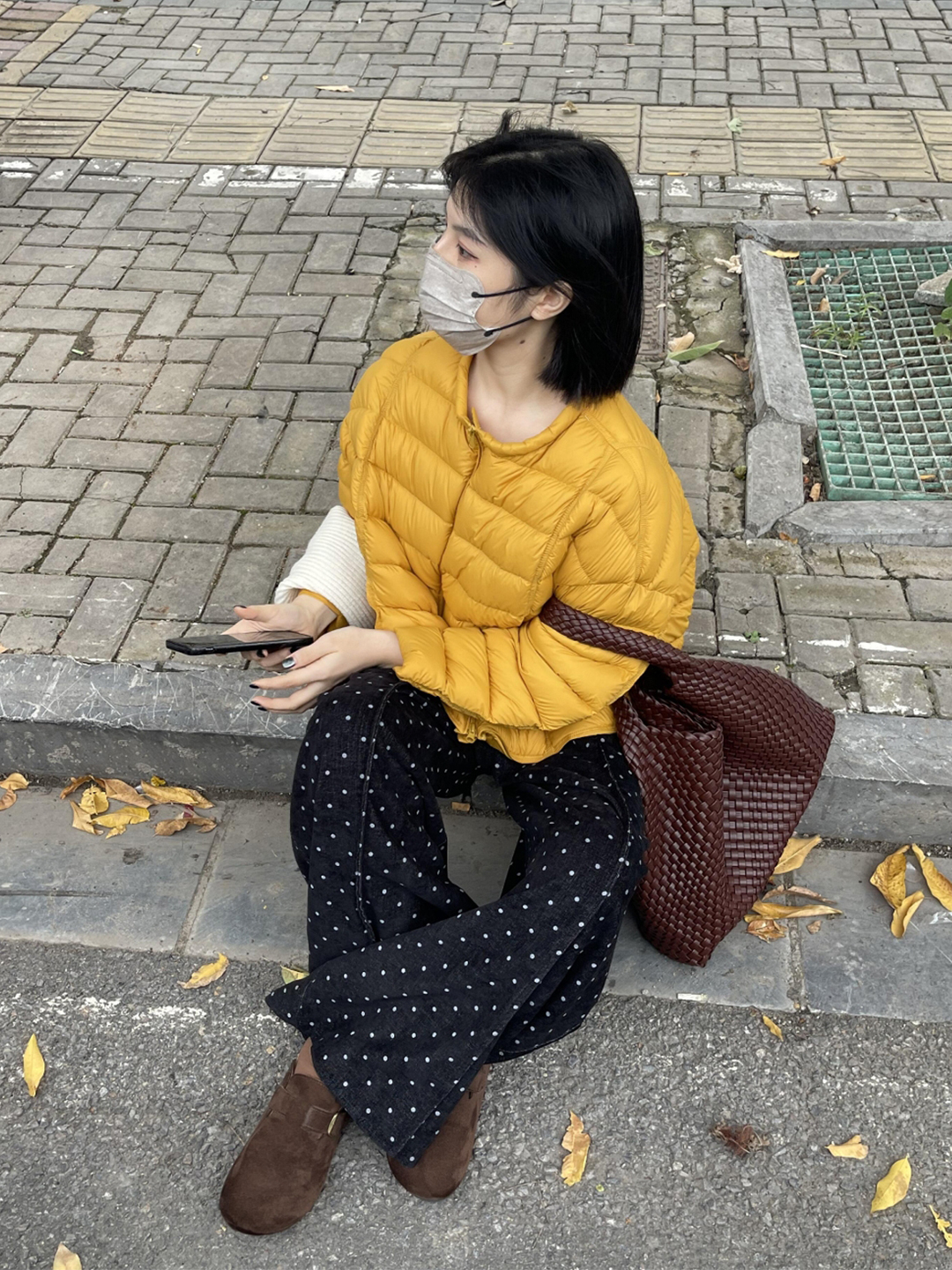 黄色轻薄排骨羽绒棉服女2025新款超好看冬装小个子洋气棉袄厚外套