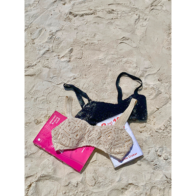 【清仓6折】不一样的内搭  手工钩花蕾丝 内衣比基尼百搭文胸