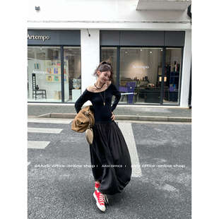 扭转拼接重工气球下摆剪裁针织连衣裙 本期主推 44AaSi 纽约时代