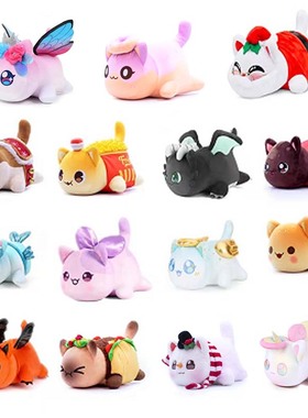 Cute Meows Aphmau Plush Doll Aphmau Mee Meow Food Cat Coke F