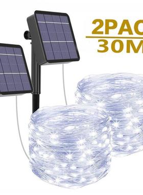 Led Outdoor Solar String Lights Fairy Holiday Christmas For