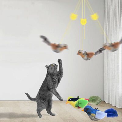 Hot lifelike Bird Vivid Cat Toys Pet Catnip Simulation Moldi
