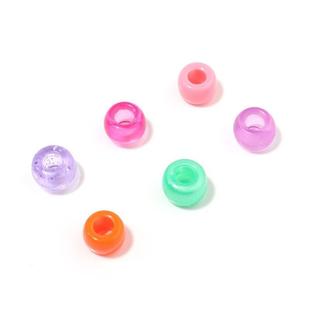 Hair beads pony beads hole Plastic Hair Bead Accessories