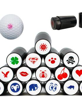 1 Pcs Golf Ball Stamper Stamp Marker Various Patterns Quick