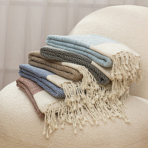 Spring And Autumn Cotton Turkey Blanket Office Nap Blanket S