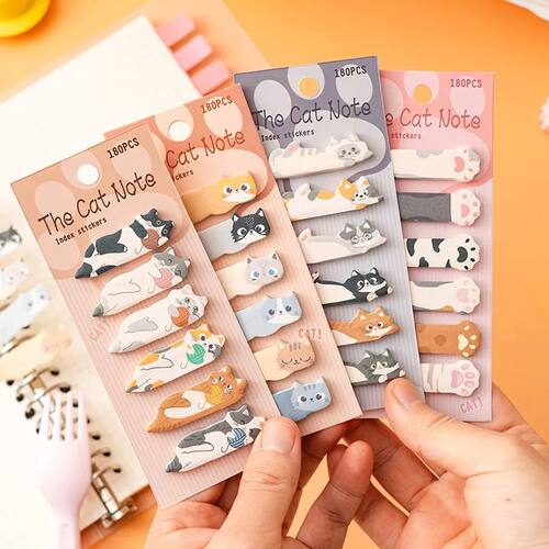1 Set Stationery DIY Leisure Cat Series Cute Paper Memo Pad