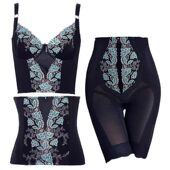 正品 收腹提臀管理器塑身 依克温娜单件星光皇室米二长文胸腰夹束裤