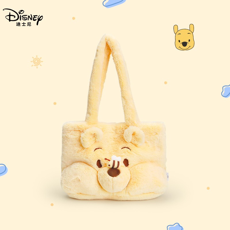 迪士尼正版毛绒单肩包