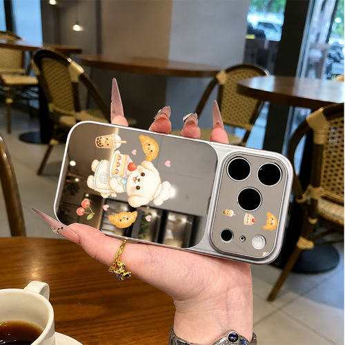 火凤奶油烘焙适用苹果18promax手机壳iPhone17新款16pro少女心15Plus仿原镜面15ins风14高级13高级感12个性11