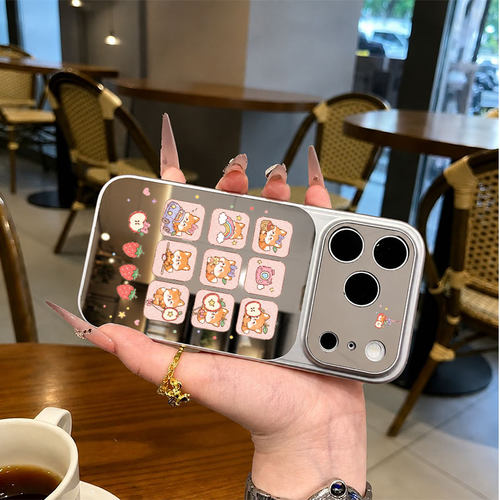火凤小狐狸适用苹果18promax手机壳iPhone17新款16pro镜头15Plus粉彩仿原镜面15创意14ins风13高级12高级感11