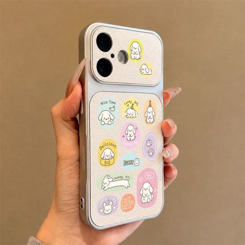 火凤垂耳兔适用苹果18promax手机壳iPhone17新款16pro可爱15Plus高级感15ins风14高端13少女心12仿原小羊皮11