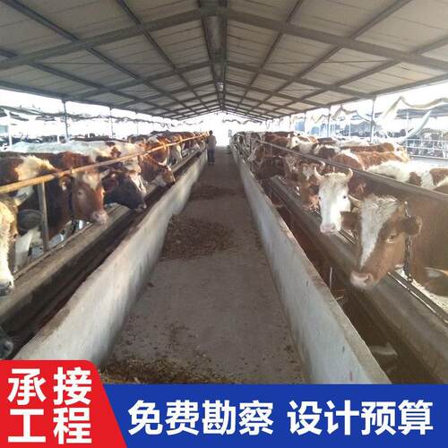 钢构羊棚椭圆管封闭养羊大棚加厚保温羊棚升降防寒牛羊舍