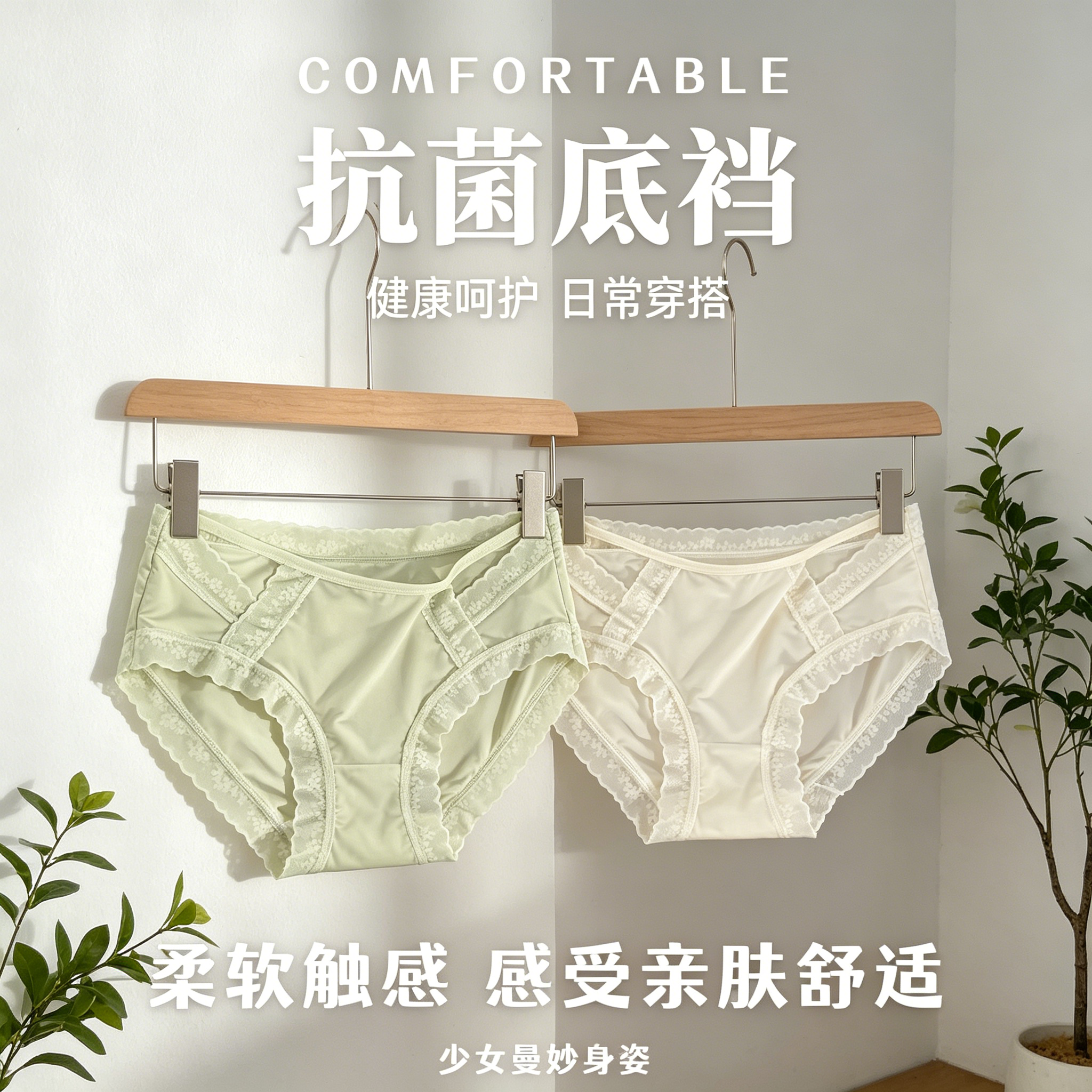 性感内裤女新款纯欲蕾丝内内网纱透气纯棉裆中低腰少女私房三角裤