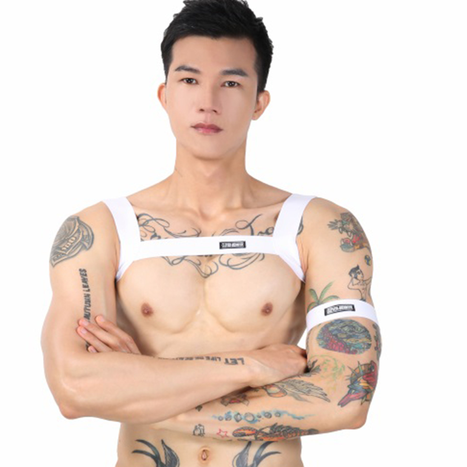 性感胸衣带无痕高弹肩带男款