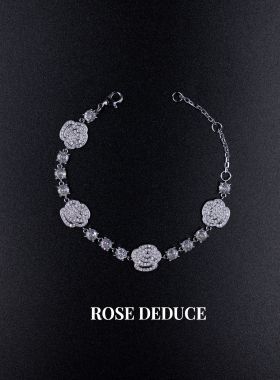 RoseDeduce轻奢满钻可调节手链女