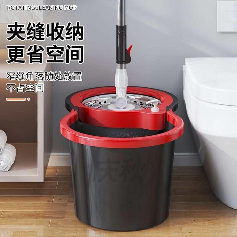 旋转拖把-家用懒人拖地干
