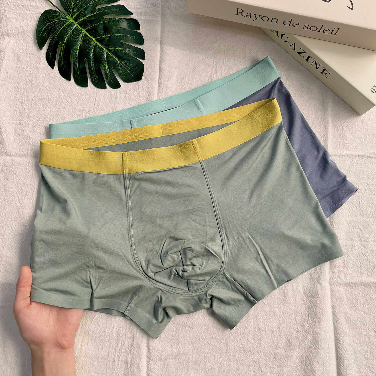 男士无痕舒适平角内裤莫代尔运动裤高弹男生四角裤透气撞色中腰,女士内衣/男士内衣/家居服,男平角内裤,淘宝优惠券,粉丝福利购,淘宝优惠卷