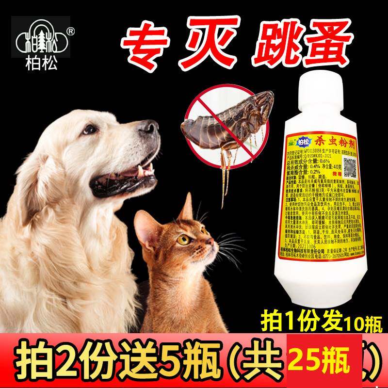 家里去跳蚤药粉末宠物有跳蚤怎么办猫小狗虱子家用灭治跳蚤的药虫