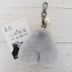 雪豹仿真挂饰毛绒包包挂件汽车钥匙扣可爱配饰