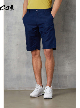 【亚麻】MCS男装源自万宝路春夏新款棉麻百搭短裤薄款弹力五分裤